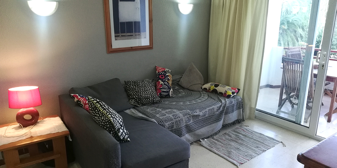 Apartamento de dos dormitorios renovado en Siesta-2, Puerto Alcudia, Mallorca